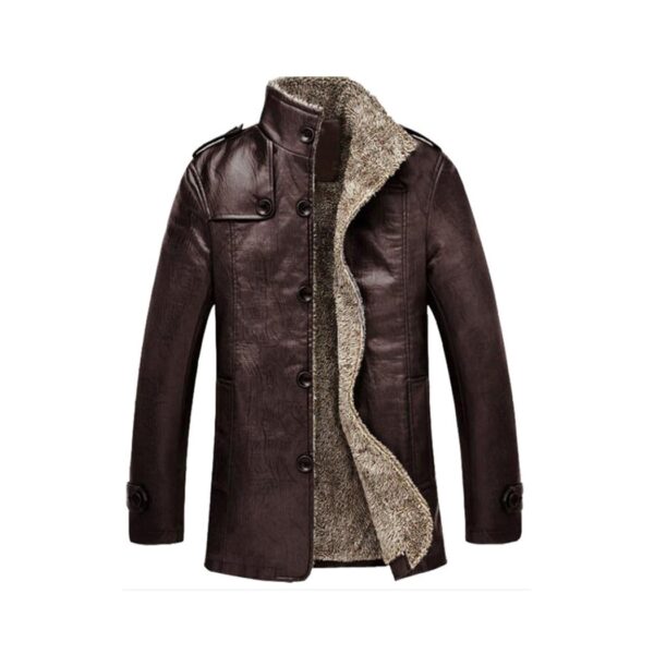 Leather Fashion Coat