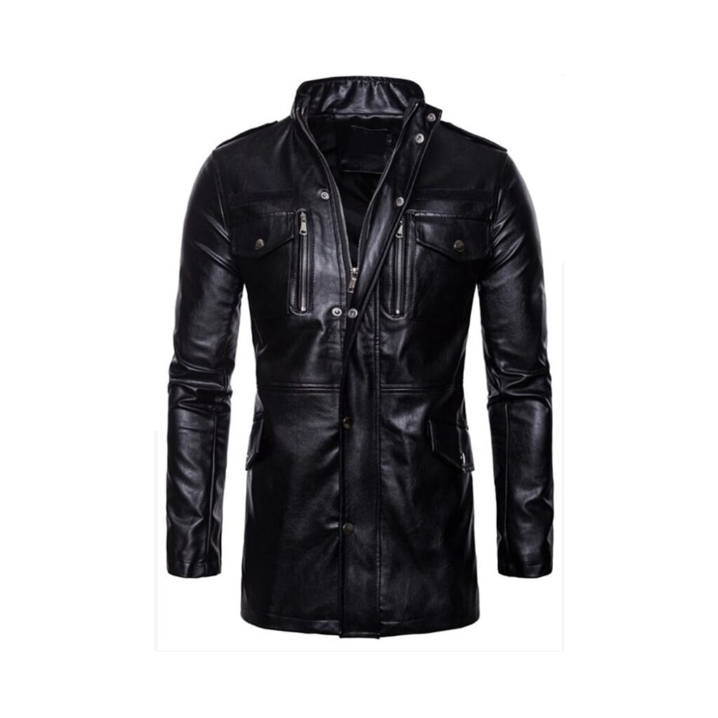 Leather Fashion Coat