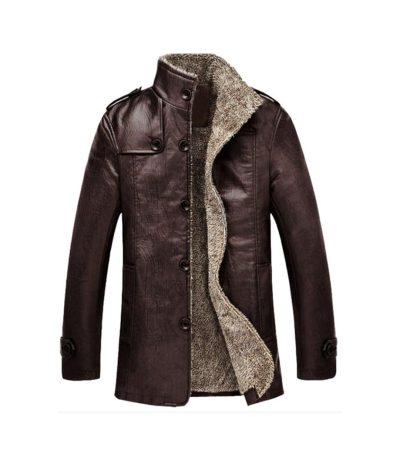 Leather Fashion Coat